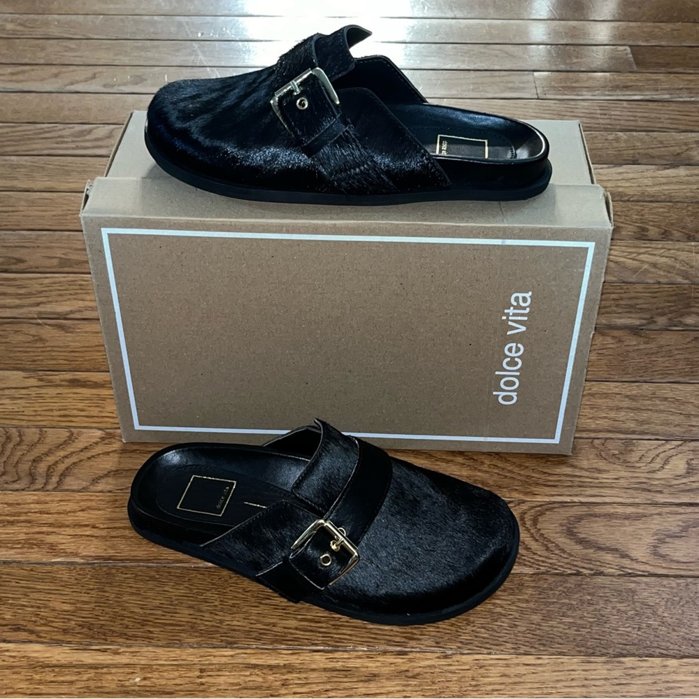 Dolce Vita Black Mules